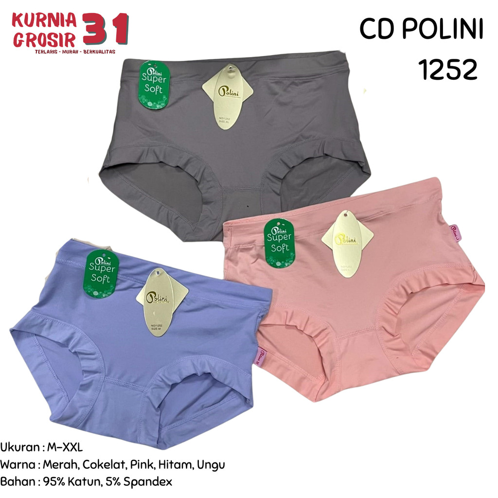 [ISI 3] Celana Dalam Wanita POLINI 1252 Halus / Celana dalam Wanita / Pakaian dalam POLINI