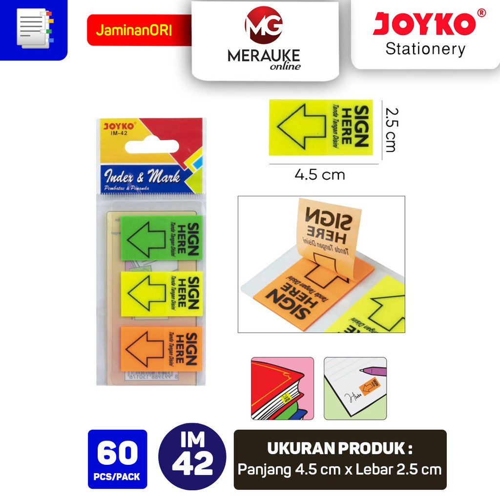 

Joyko Index & Mark / Penanda / Pembatas IM-42 / Plastik