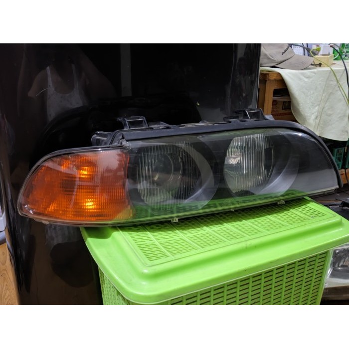 headlamp lampu depan BMW e39 original