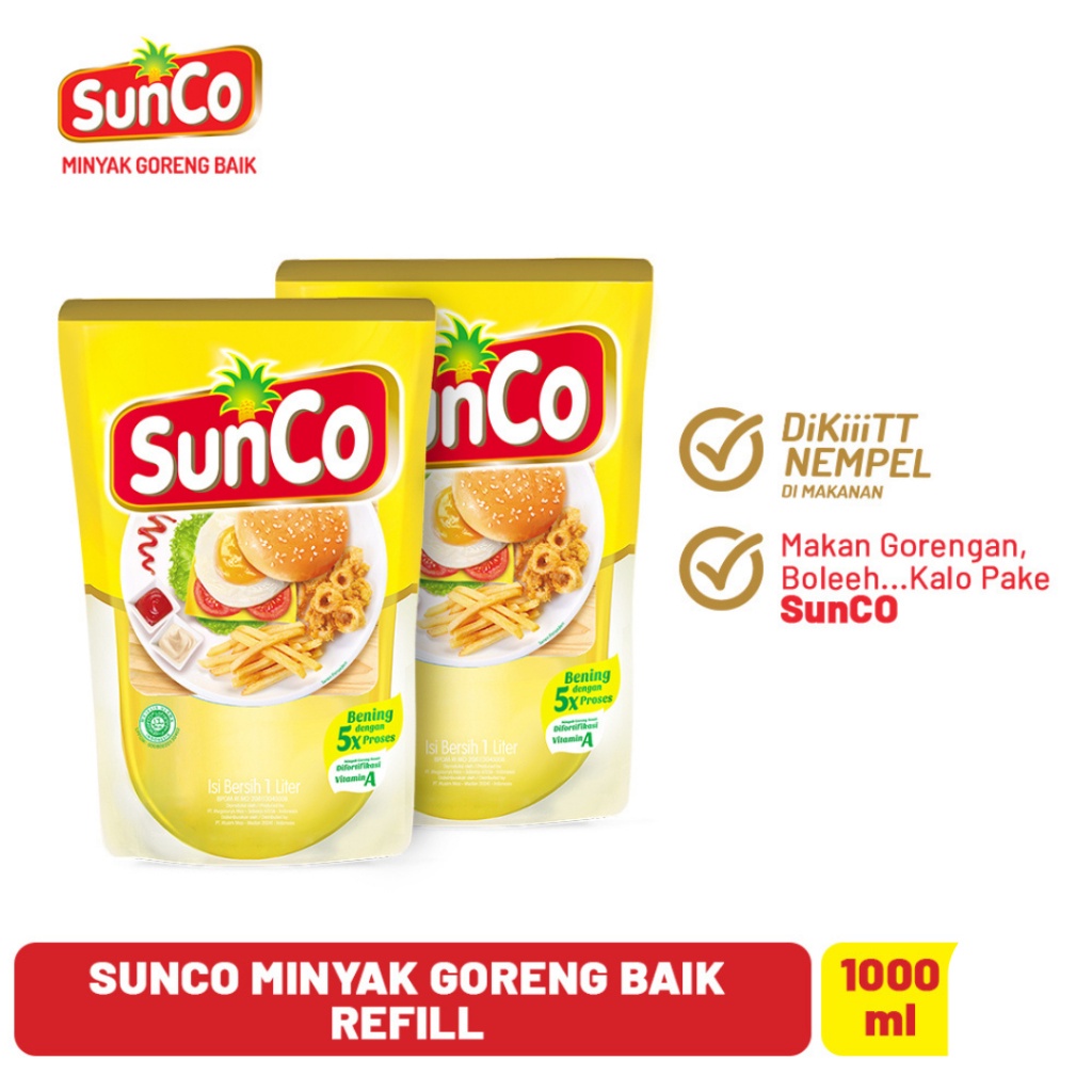 

[] READY Minyak Goreng SUNCO 1L LIVE