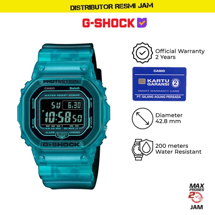 GShock DW-B5600G-2DR DW-B5600 DWB5600G DWB5600 Garansi Resmi 2 Tahun