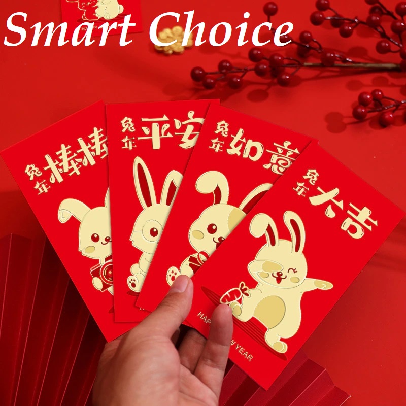 

SCINSTAN 6in1 Angpao Ukuran Besar Berbagai Variasi Tahun Imlek Kelinci Chinese Lunar New Year Red Pockets