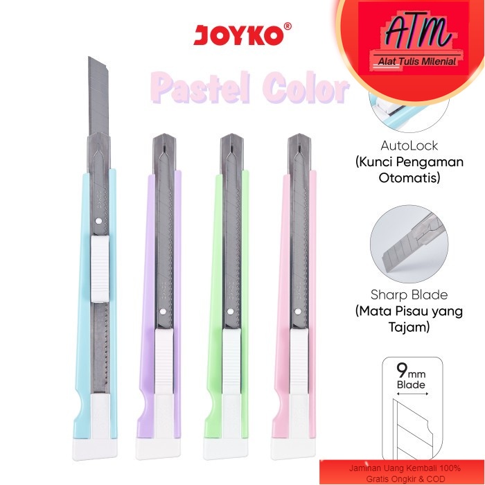 

Cutter Pemotong Joyko A-300A Pastel Color