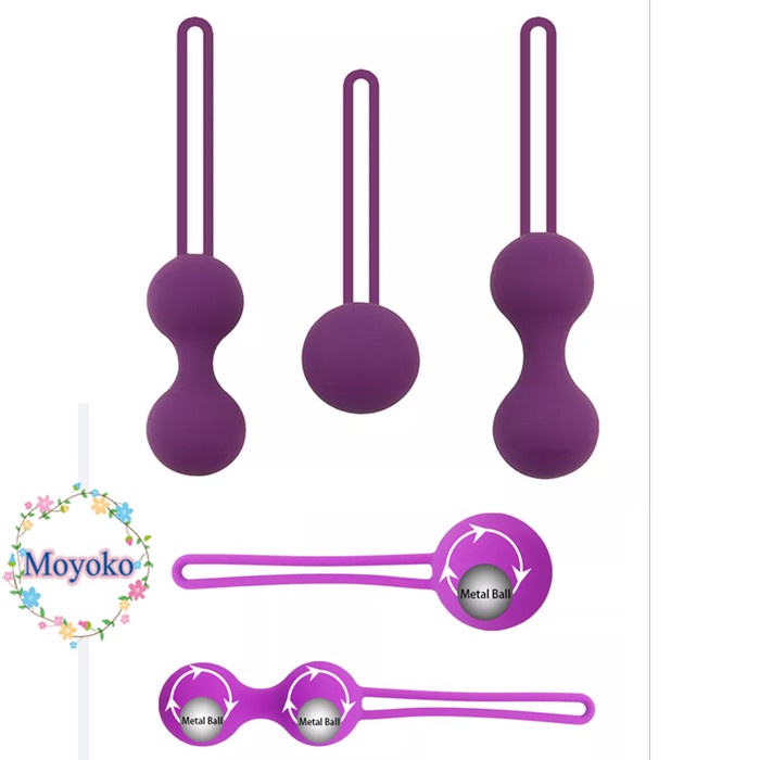 Kegel Ball silicon Alat Bola Kegel Kesehatan Wanita Balls - Ungu