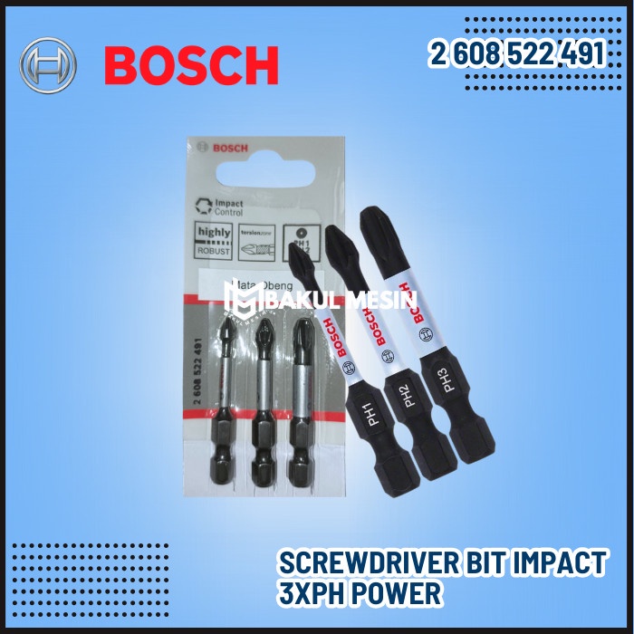 Bosch Screwdriver Bit Impact Set Mata Obeng