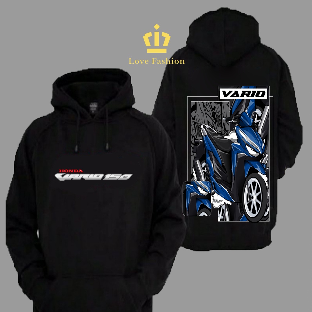 Sweater Hoodie Distro Motor Honda Vario 150 Street Adventure Premium Terbaru
