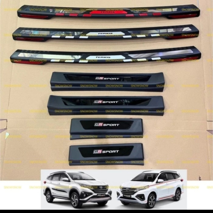 paket sillplate samping belakang All new Terios 2018-2024 Aksesoris mobil