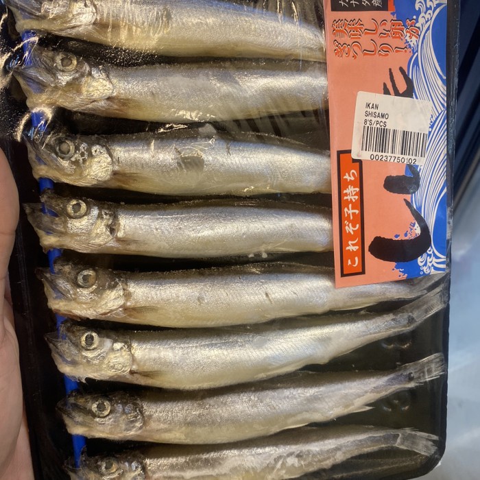 

capelin fish shisamo | ikan telur | ikan viral cipung 170grm