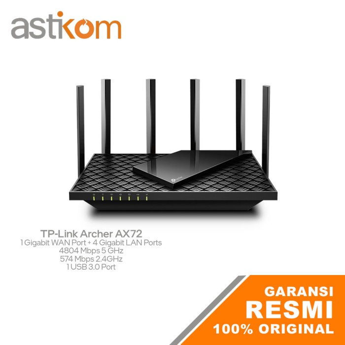 TP-Link Archer AX72 AX5400 Dual Band 6-Stream Gigabit Wi-Fi 6 Router