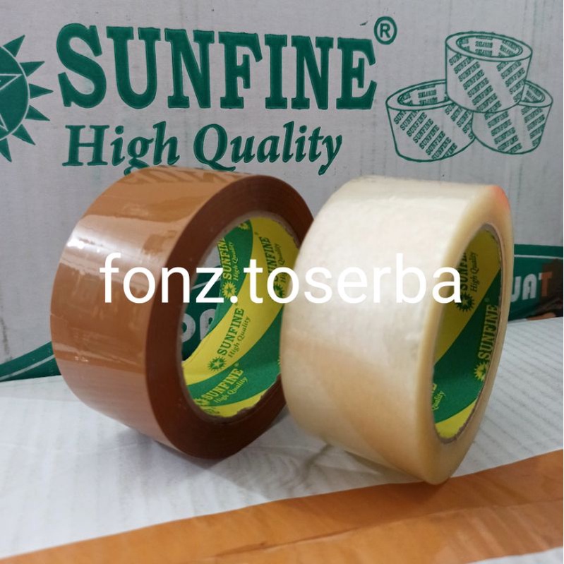 

lakban isolasi opp tape sunfine 48mm x 100y