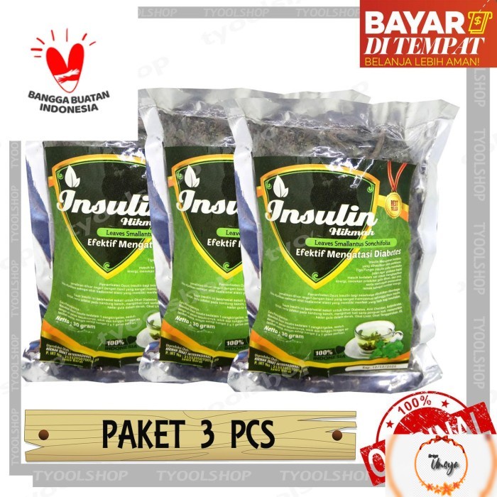 

[ PAKET 3 pcs ] Teh DAUN INSULIN efektif atasi Diabetes