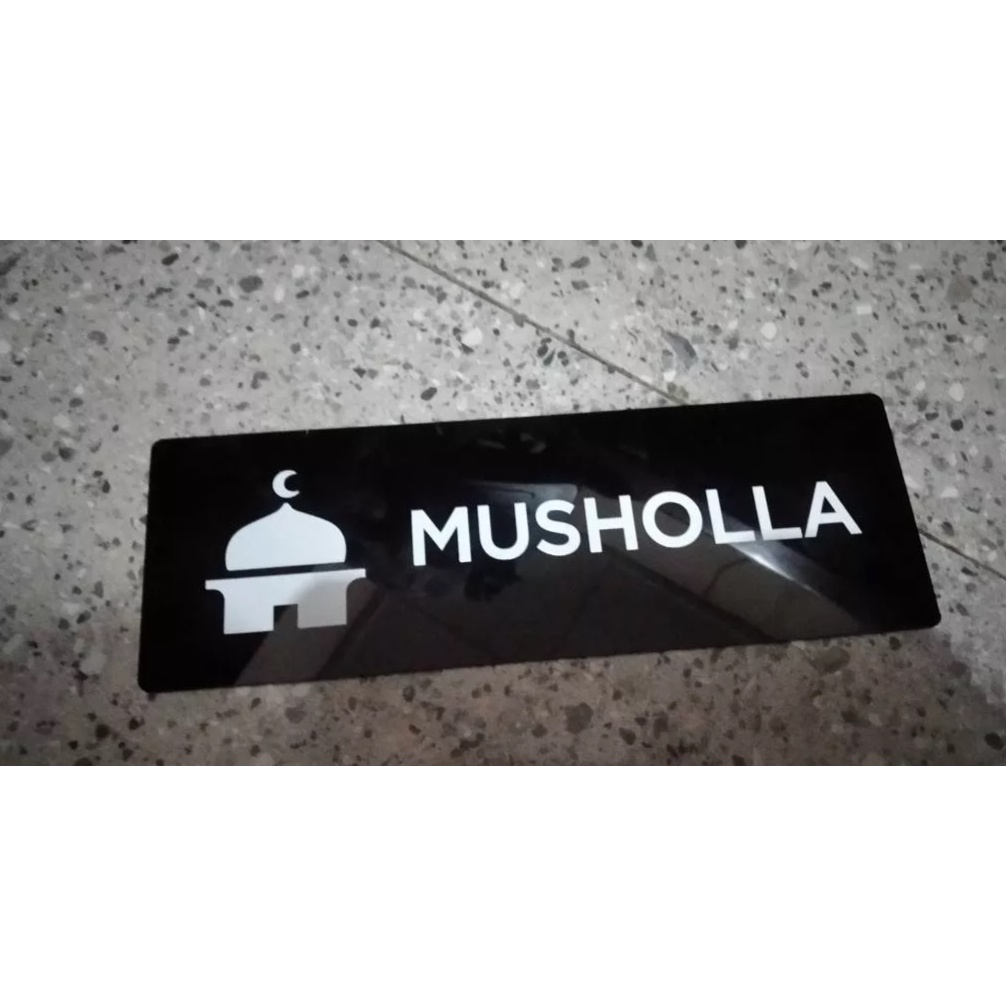 

Musholla Sign Board Akrilik / Label Tempel Mushola Akrilik