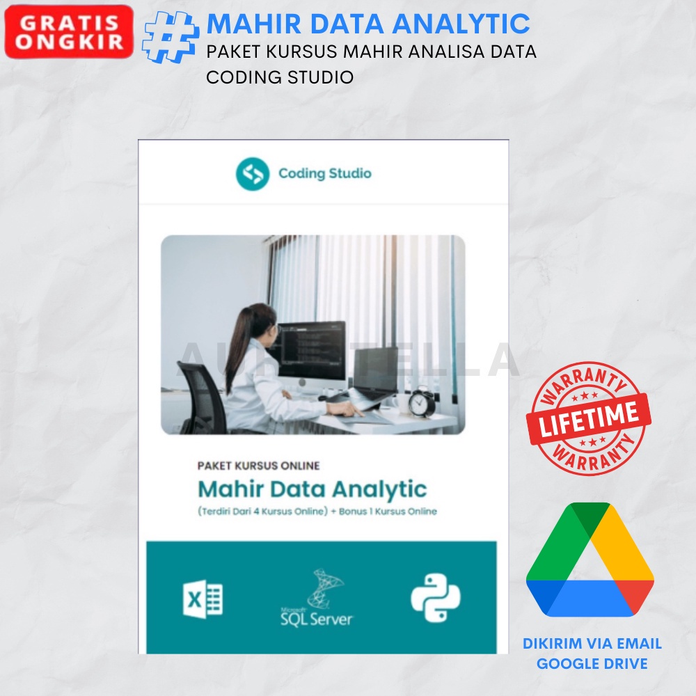 MAHIR DATA ANALYTICS CodingStudio Bundle Course - Jago Analisa Data di Pekerjaan