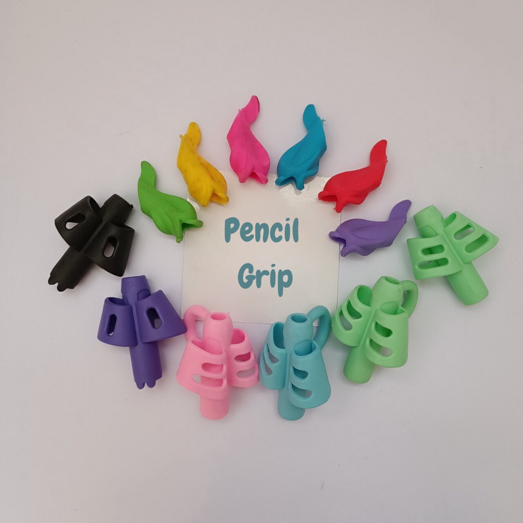 

Pencil Grip 2 Jari, 3 Jari dan Dolphin Alat Bantu Menulis Anak/Writing Grip Alat Bantu Tulis/Pencil Holder