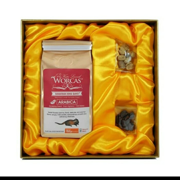 

Worcas Kopi Luwak Liar Arabica Gayo Per 100gram Box besar Powder