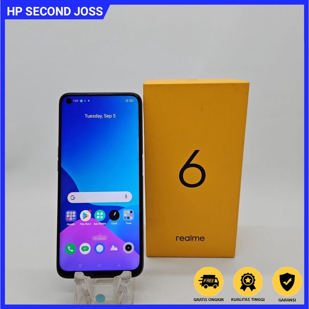 Realme 6 Ram 4/128 GB (Second Bergaransi)