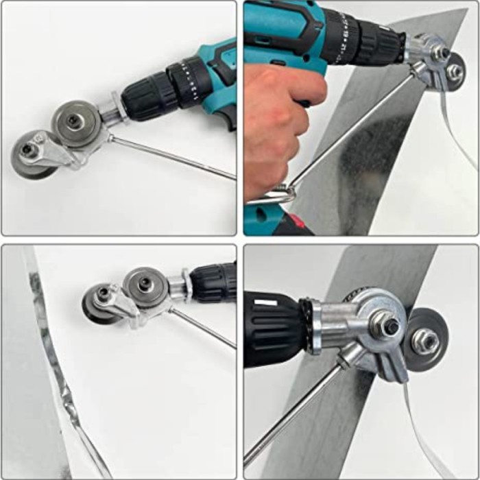 Bor Adaptor gunting plat tipis - Adapter mesin bor pemotong plat seng