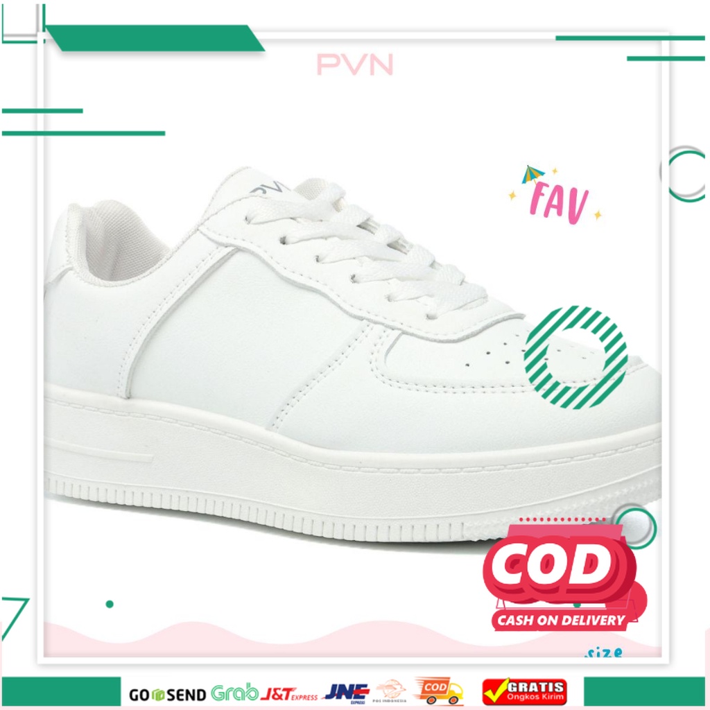 SEPATU ORI  / SEPATU ORI / PVN Hana Sepatu Sneakers Putih Wanita Sport Shoes White 222