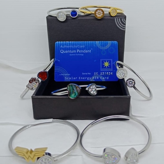 GELANG Quantum Science Energy Pendant Necklace / GELANG Terapi Magnetic Pendant /GELANG KESEHATAN QU