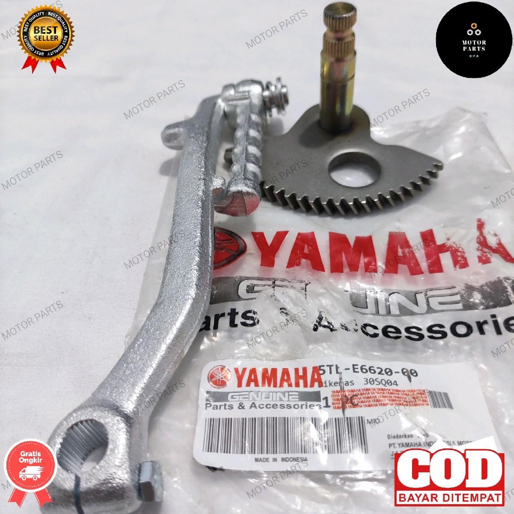 Yamaha Mio Lama As Selah + Engkolan Kick Starter Set 5TL Black Silver Motor