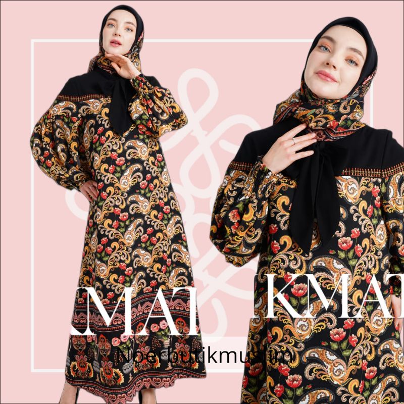Hikmat Fashion Original A4427 / Abaya Hikmat  - noerbutikmuslim - Gamis lebaran - Gamis Mewah - Gamis Premium - Gamis Kondangan - Gamis terbaru - Gamis Pesta -mandjha ivan gunawan - elzatta - le khari - tuneeca - muslim wanita