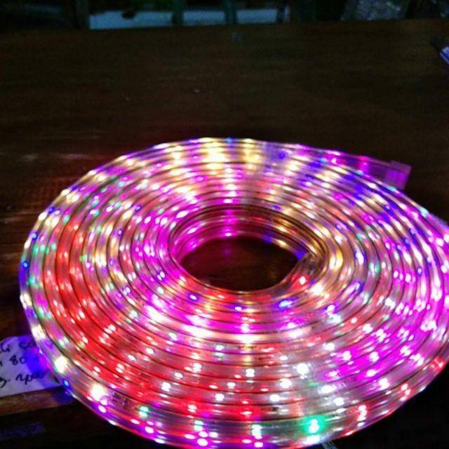  10M RGB LAMPU LED STRIP SELANG 3528 2835 220v 10M METER OUTDOOR RGB