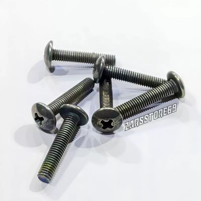Baut Besi Dan Spacer Karet visor nmax lexi aerox Vixion  dll - baut spacer karet visor universal