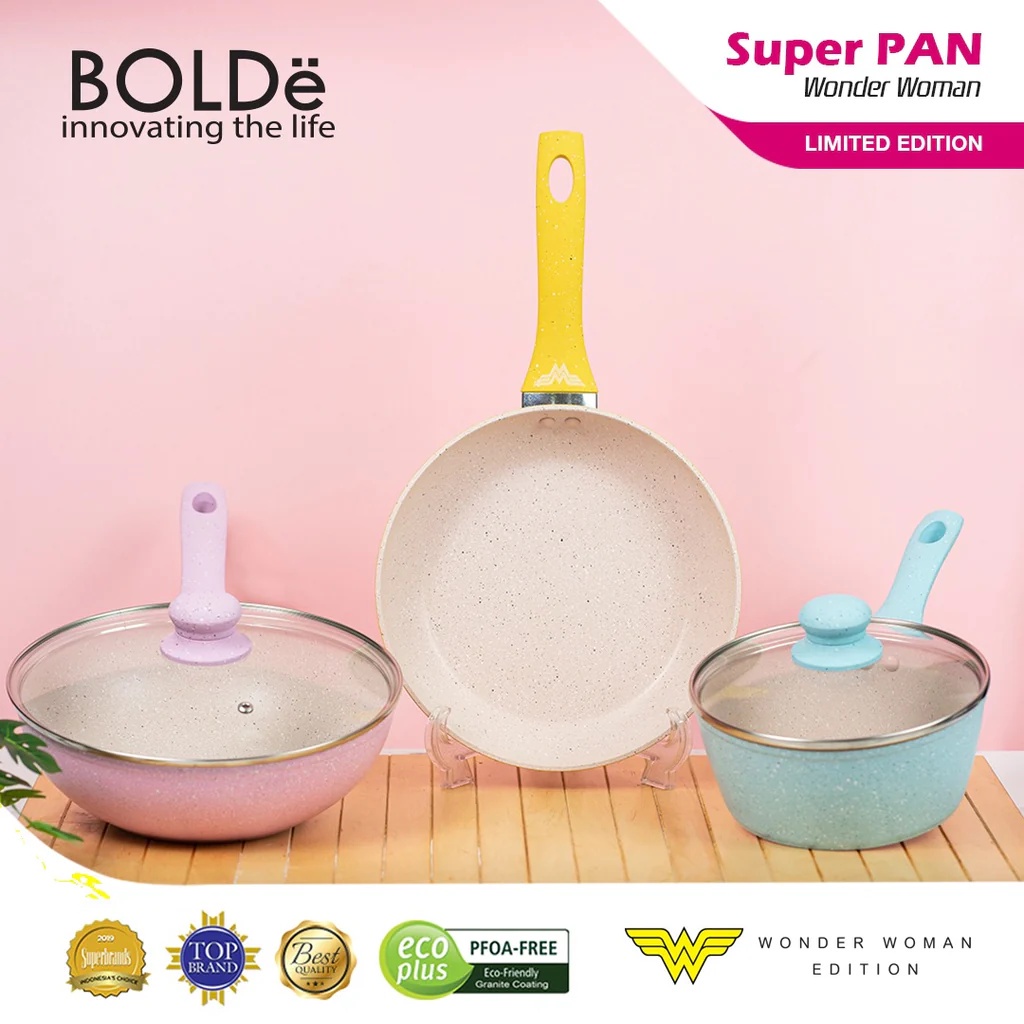 Bolde Super Pan Wonder Woman 5 Pcs Sets