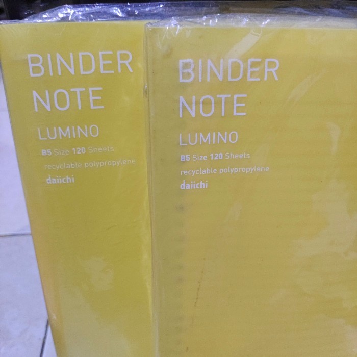 

BINDER NOTE LUMINO DAIICHI (KUNING) BARU
