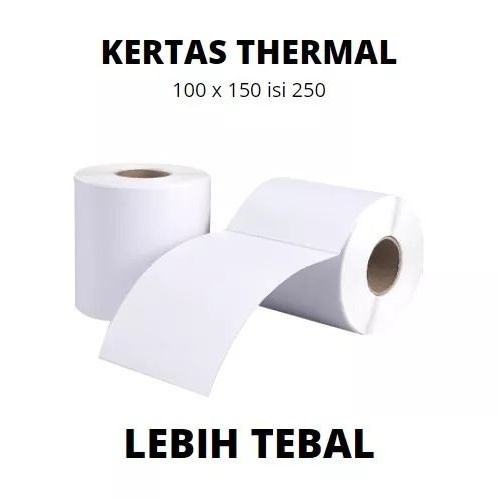 

Kertas Label Barcode WINSTAR 100 x 150 mm / kertas thermal 100 x 150 - isi 250