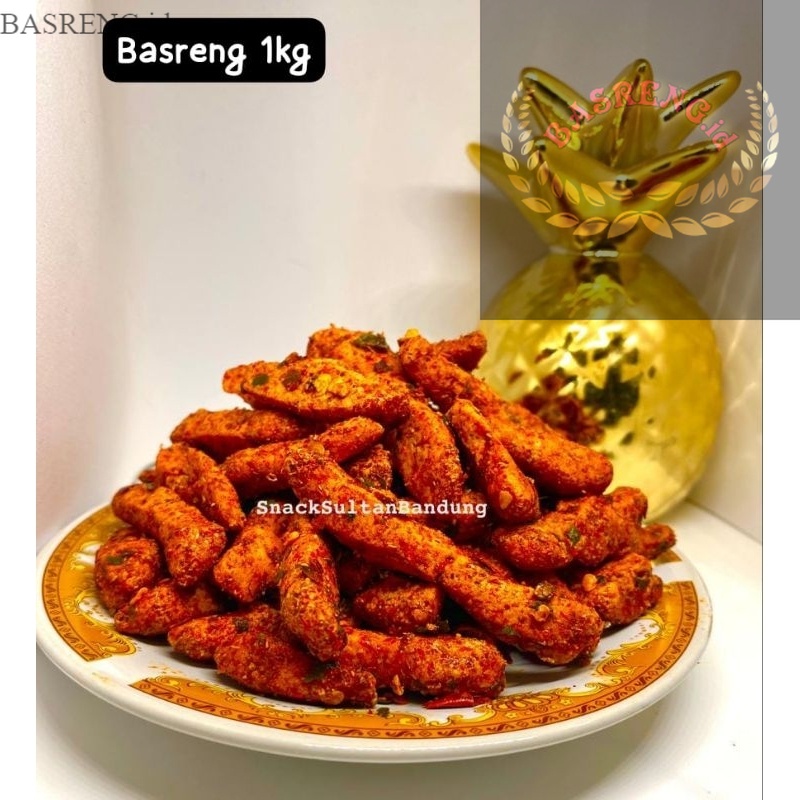 

( BASRENG.id ) BASRENG SULTAN 1KG / BASRENG REMPAH DAUN JERUK Bumbu melimpah