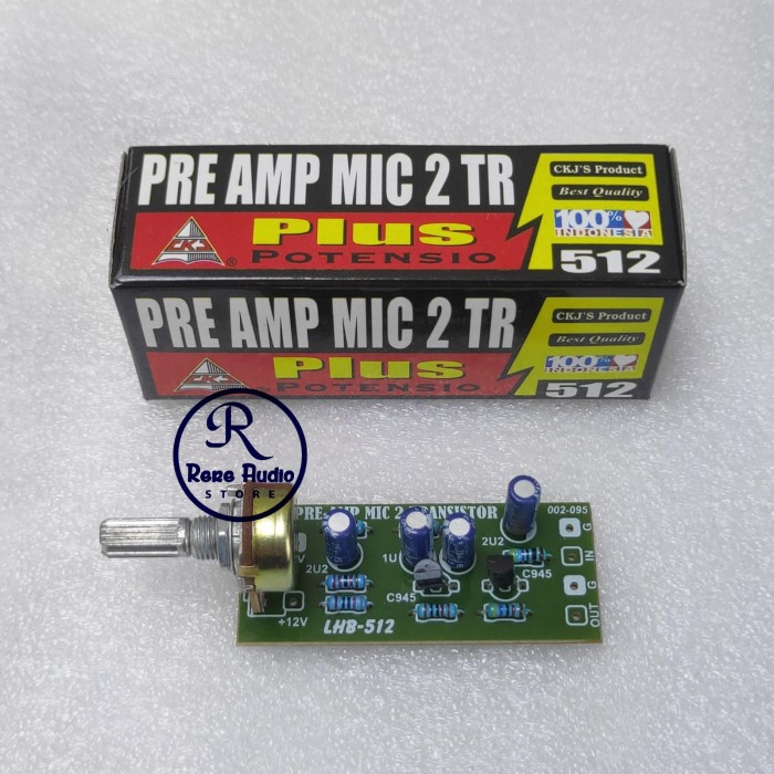 Pre Amp Mic 2 TR / PreAmp 2 Transistor Product CKJ 512 Original