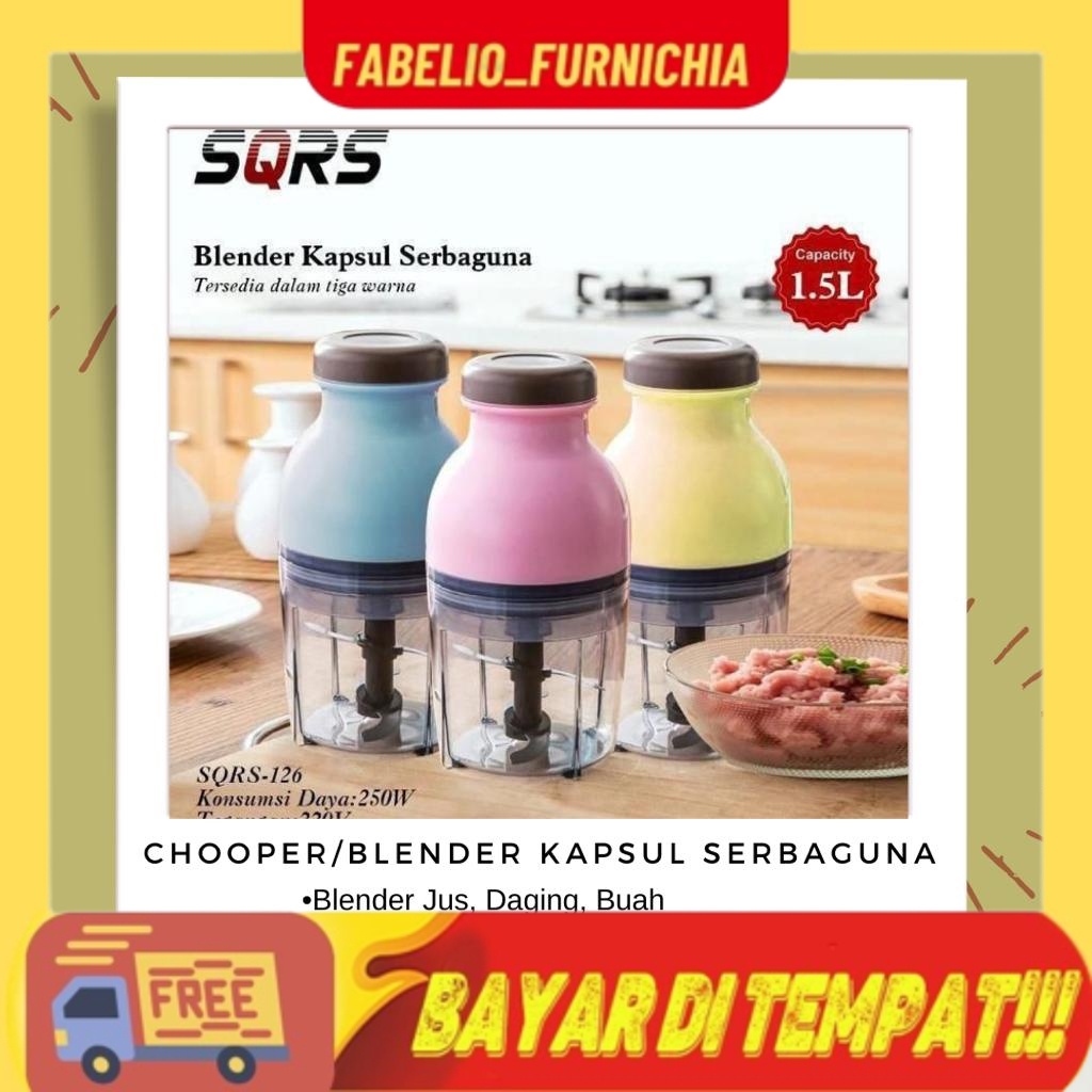 BLENDER KAPSUL SQRS / Penggiling daging / BLENDER CAPSULE / BLENDER KAPSUL ROYALTON