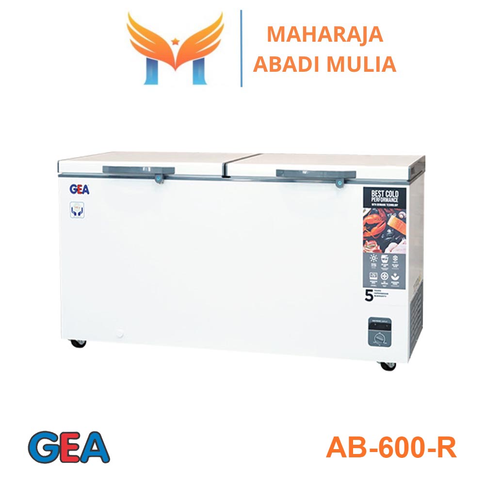 Freezer Box (-26°C) Gea Ab-600-r Chest Freezer Kapasitas 500 Liter Garansi Resmi