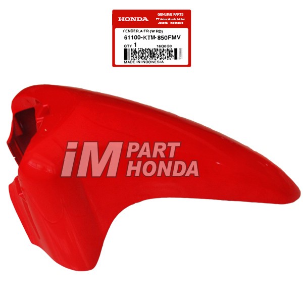 61100-KTM-850FMV Slebor Spakbor Depan Supra X 125 Lama 2005 2006 Merah