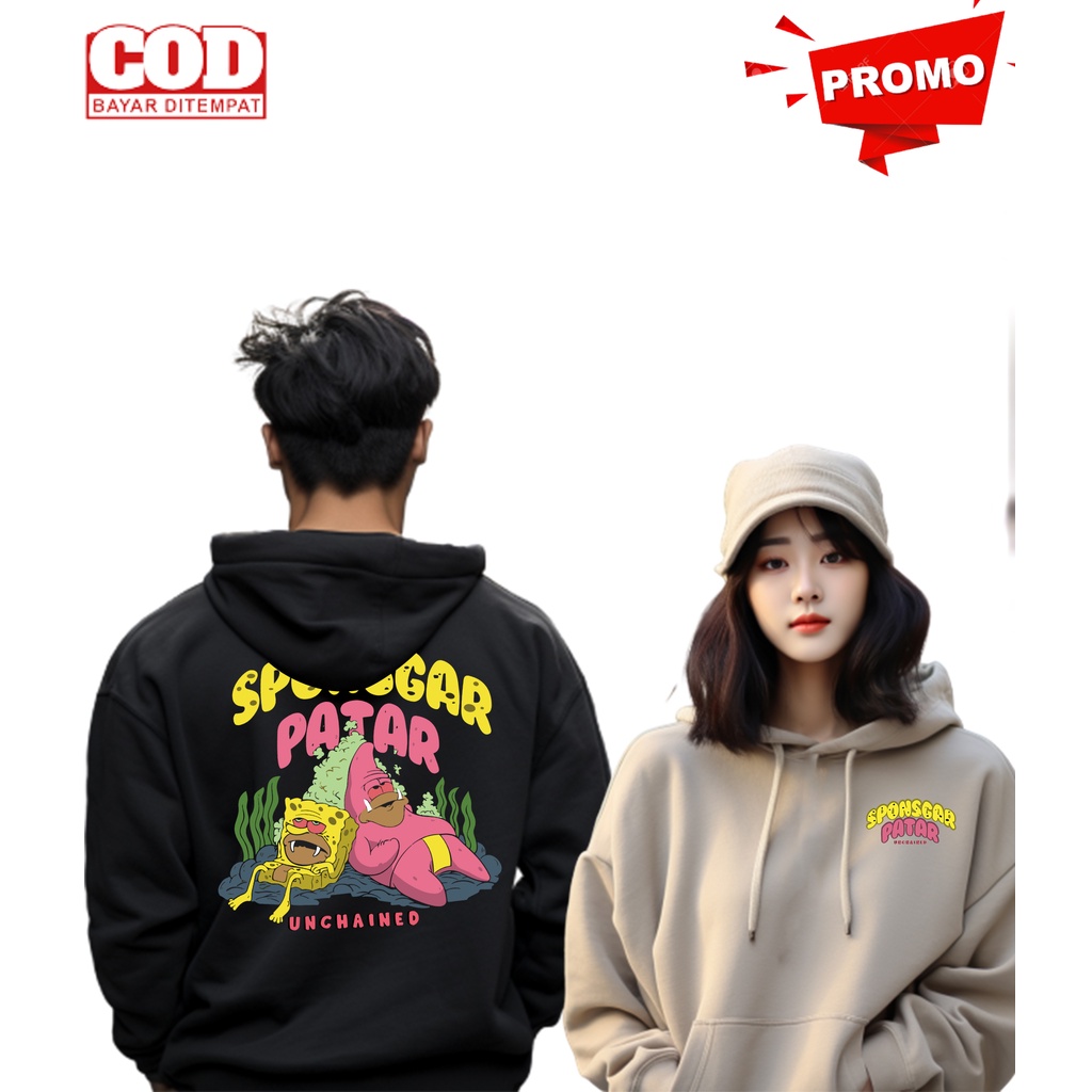 PROMO COD HOODIE DISTRO HOODIE MOTIF SPONCAR PATAR KEREN KEKINIAN SPONCAR HOODIE UNISEX PRIA WANITA 