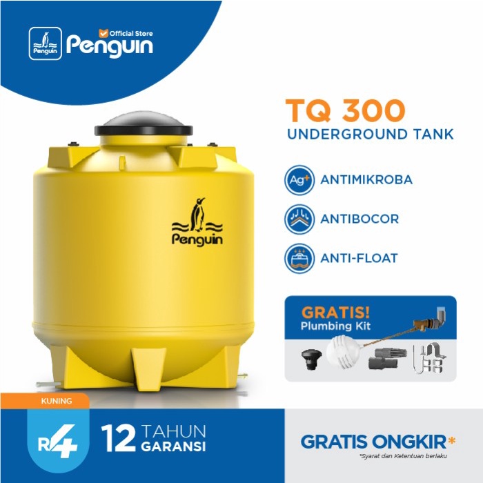 Tangki Penguin | Toren | Tandon Air TQ 300 - 3000 liter