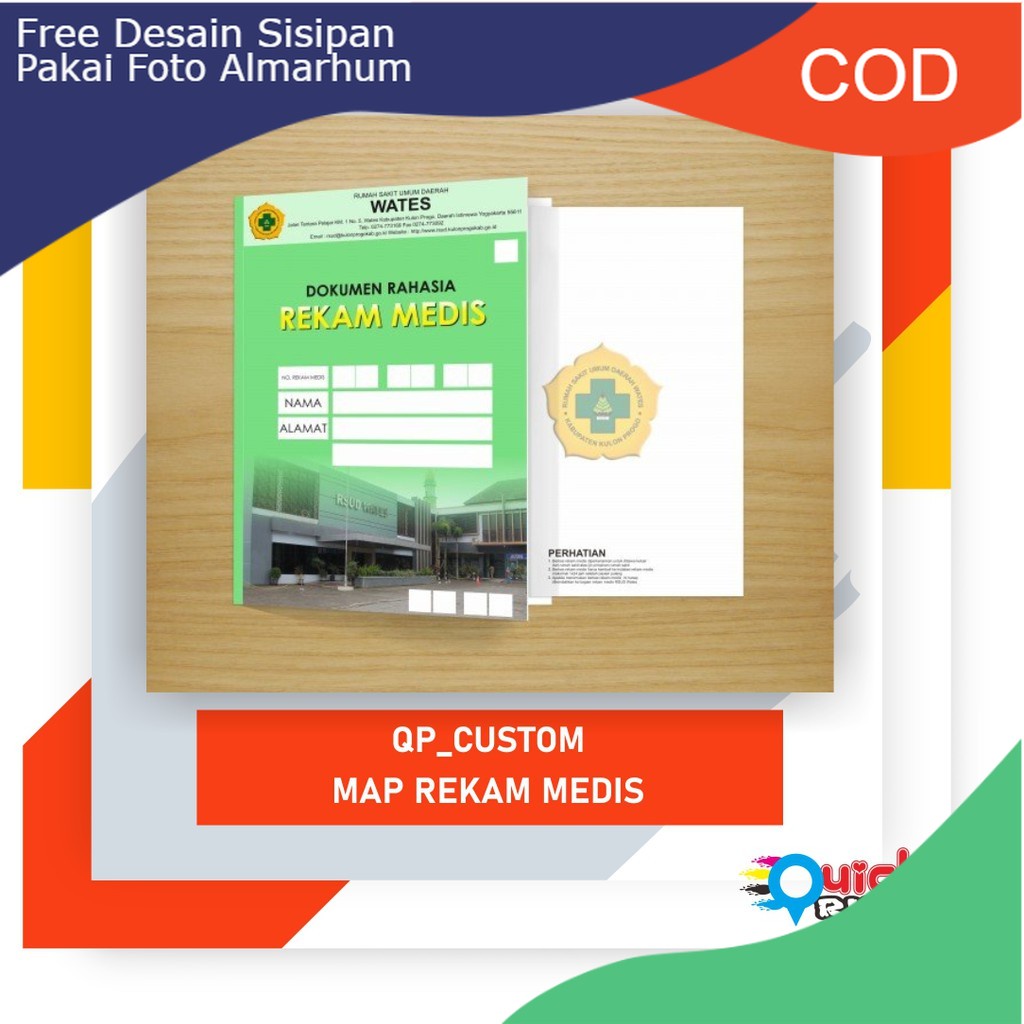 

Map Rekam Medis : Puskesmas, Klinik, Praktek Dokter, dll - Ukuran Isi F4 & A4