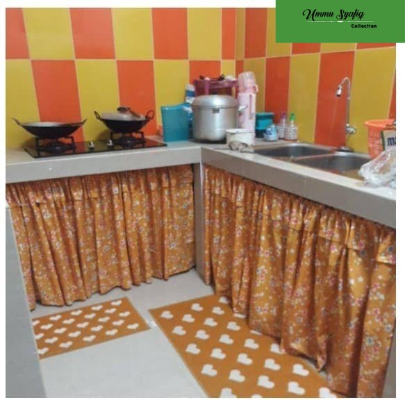 Gorden / Hordeng Dapur BAWAH KOMPOR GORDEN DAPUR