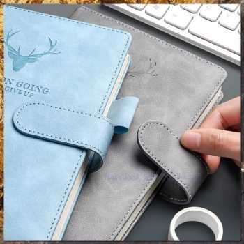 

Notebook Store Collection Buku Catatan Harian Cover Kulit Magnetic Buckle A4
