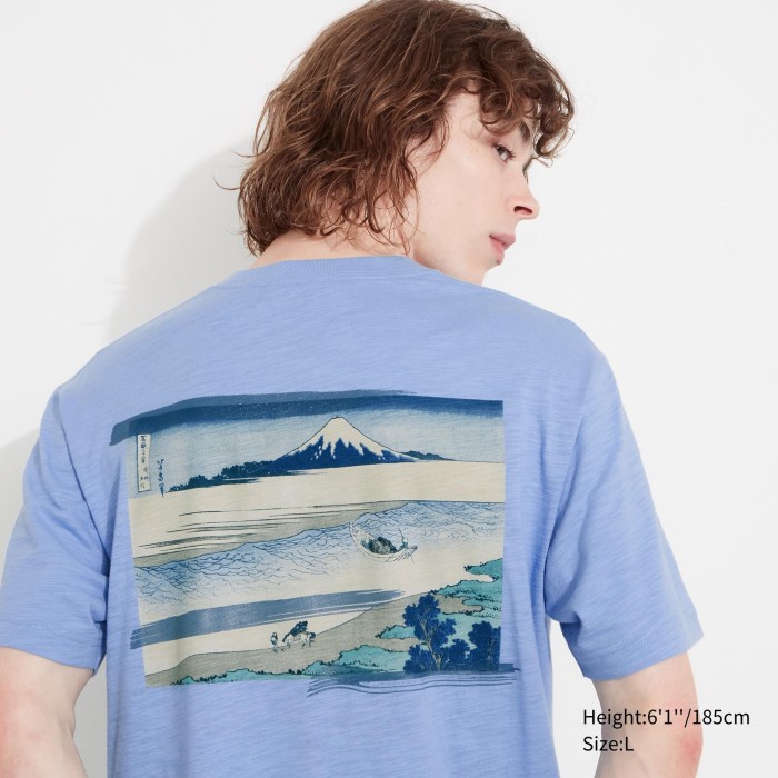 UNIQLO UT Hokusai Lengan Pendek 466788 Uniseks