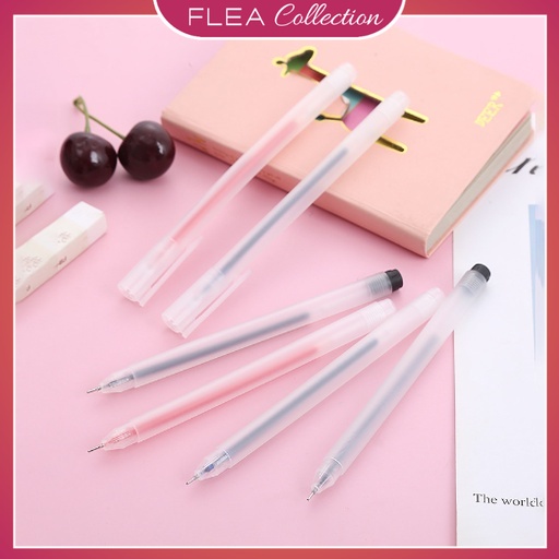 

FLEA Pulpen Gel 0.5mm Bolpoin Pena Pulpen Tinta Gel Cair Pena Transparant Pen Gel / Pena Tinta Gel Cair Transparan