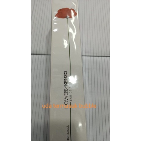 (original) parfum kenzo flower asli + bubble