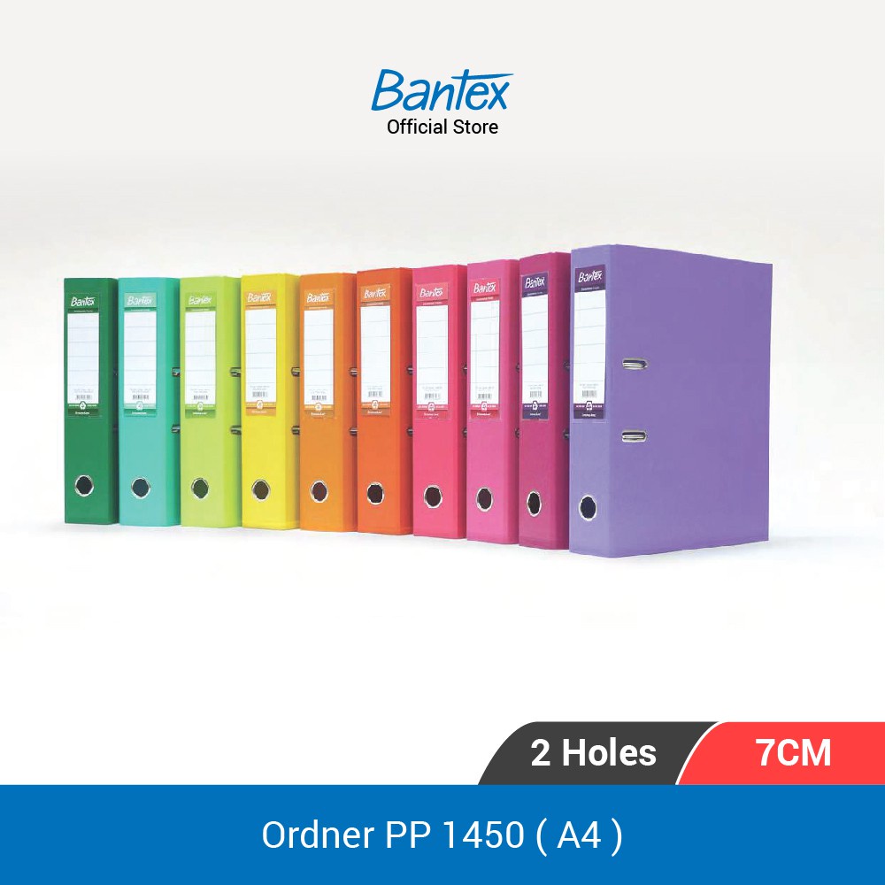 

Bantex Lever Arch File Ordner PP A4 7cm Modern colours 1450 - Ordner A4 Bantex