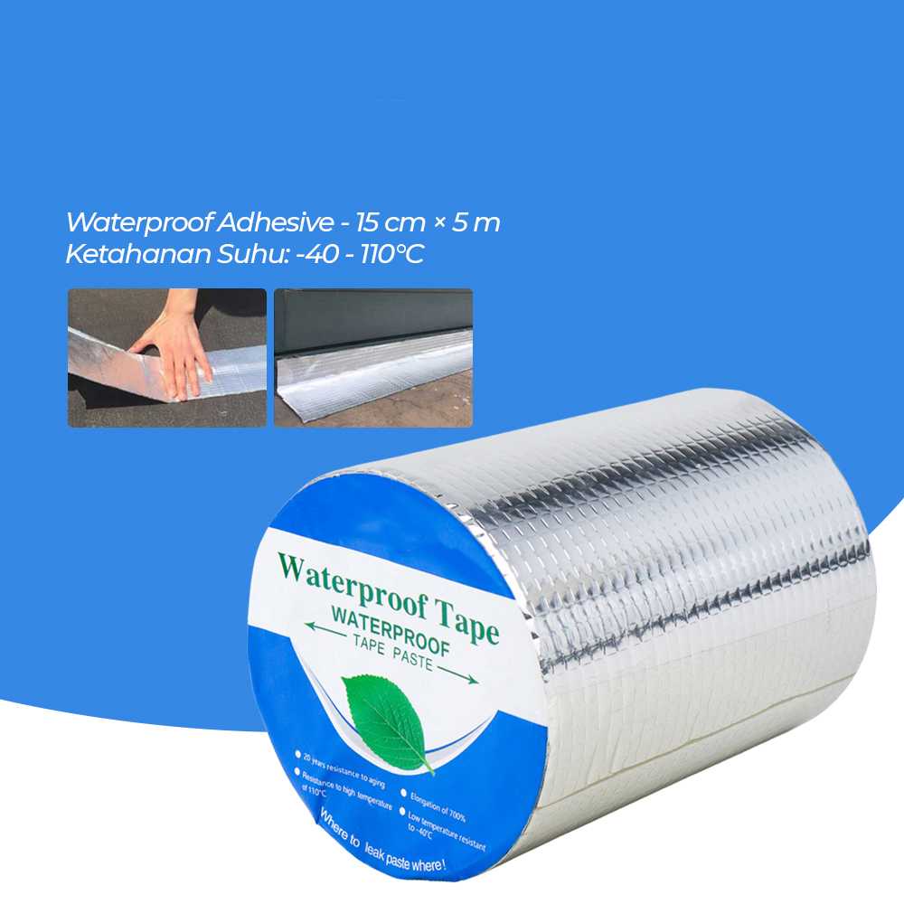 

CSO Lakban Aluminium Foil Waterproof Adhesive 15 cm x 5 m - LS549 (OBRAL REJECT)