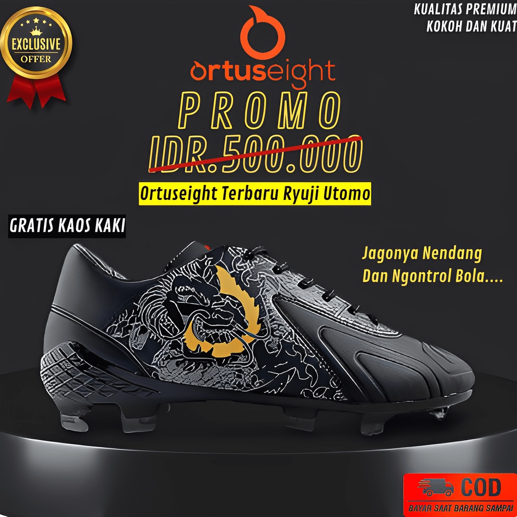 YG86C SEPATU BOLA ORTUSEIGHT TERBARU GRADE ORIGINAL ORTUS FORTE SAVAGE RYUJI UTOMO CATALYST LEGION