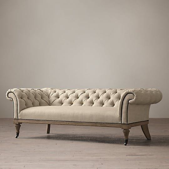Set Sofa Monaco Upholstered - Chesterfield