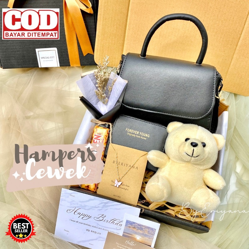 HAMPERS CEWEK KADO ULANG TAHUN WANITA HAMPERS HADIAH WISUDA GIFT BOX ULTAH PAKET KADO WISUDA GRADUAT