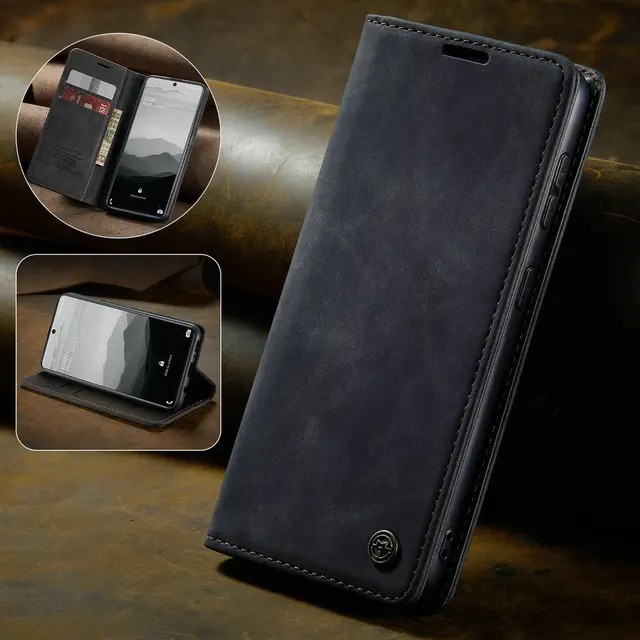 ORIGINAL Caseme Flipcase Leather Cover Wallet Slot Card Dompet Flip Case Vivo V29 5G Casing Kulit As