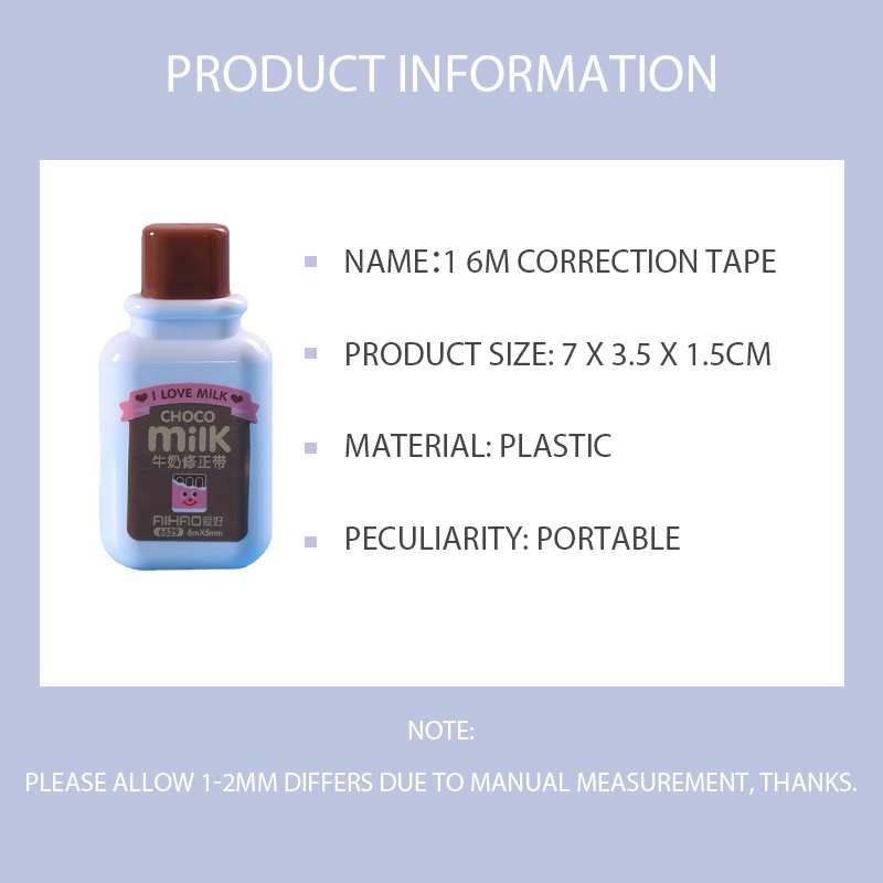 

Koreksi Botol Koreksi Tenaga Koreksi Portabel Mini Pita Susu Siswa-LOY